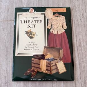 Pleasant Company Felicity's Theater Kit American Girls Pastimes Box Set